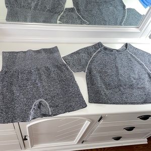 Gray matching work out set NEW condition